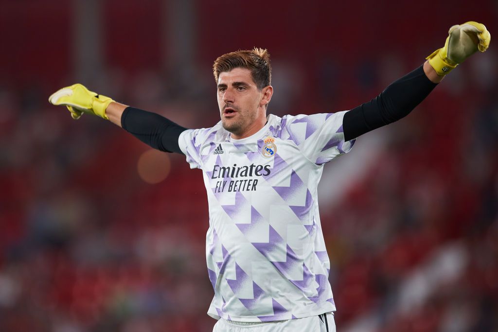 Thibaut Courtois lesionado de último momento para el Real Madrid