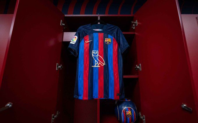 Emblema de Drake sustituirá a Spotify en la camiseta del Barca para el Clásico