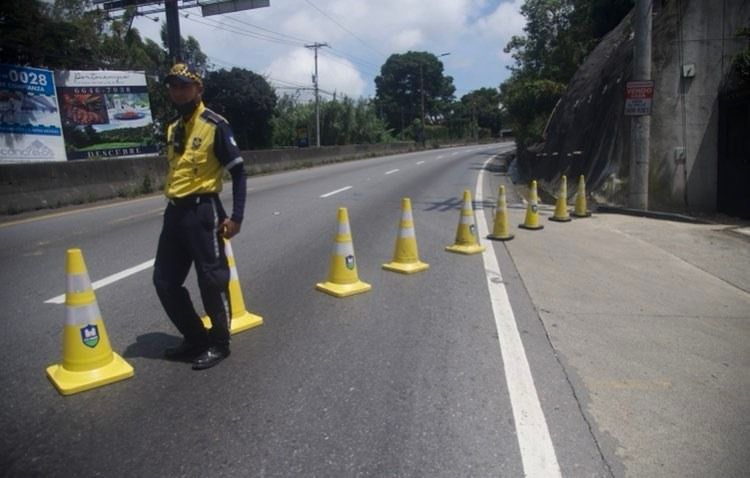 Realizan segundo cierre en el kilómetro 11.5 de la carretera a El Salvador