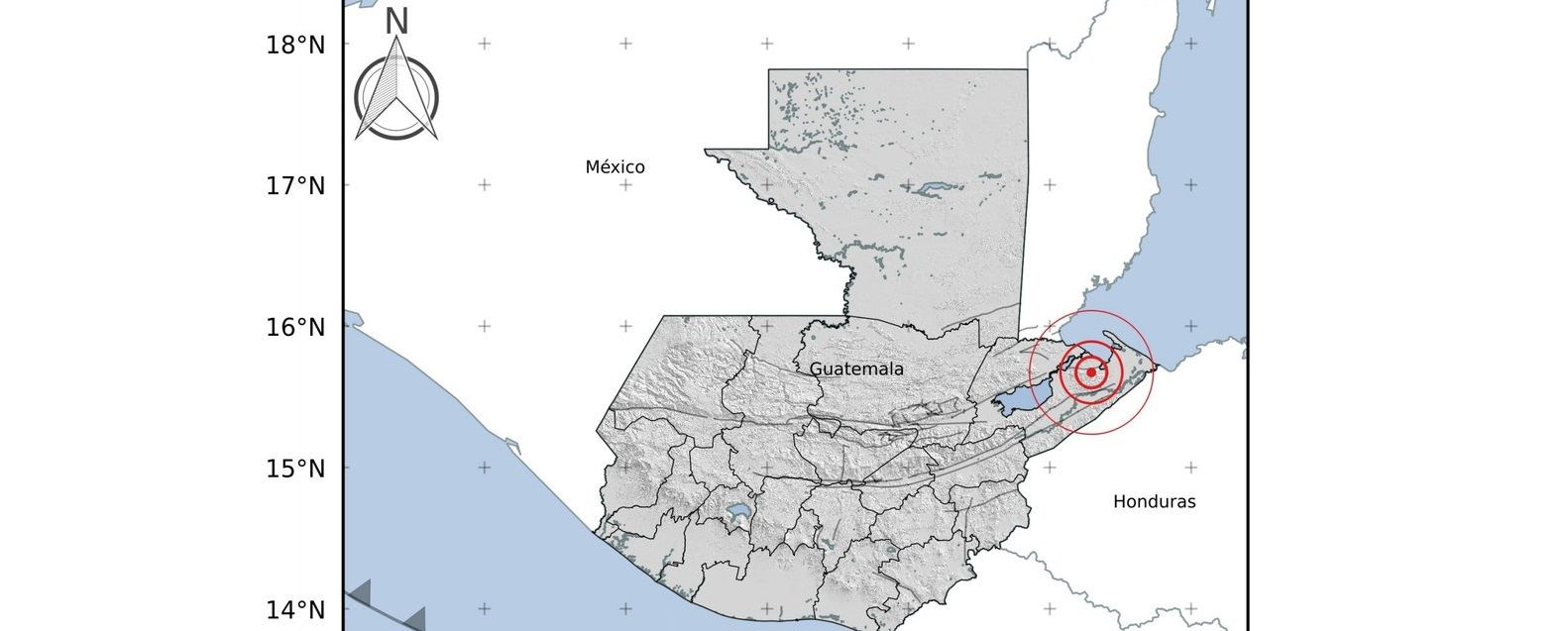 Temblor de magnitud 4.5 se registró en Izabal