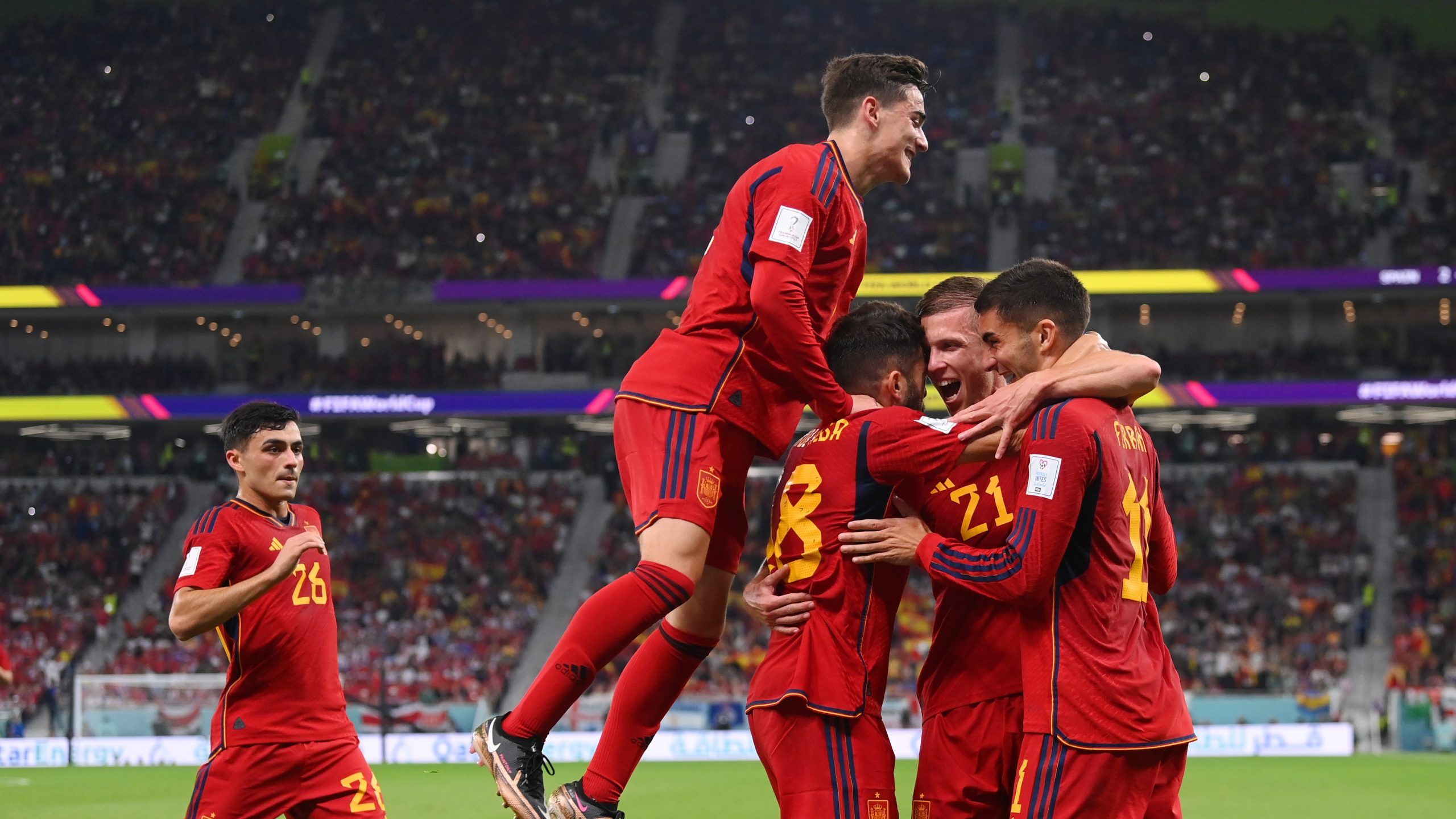 ¡Histórica goleada! España atropella a Costa Rica en su debut mundialista en Catar