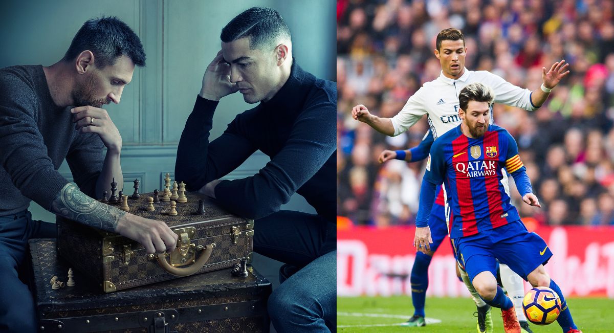 Leo Messi y Cristiano Ronaldo, las figuras de la nueva campaña de Louis Vuitton