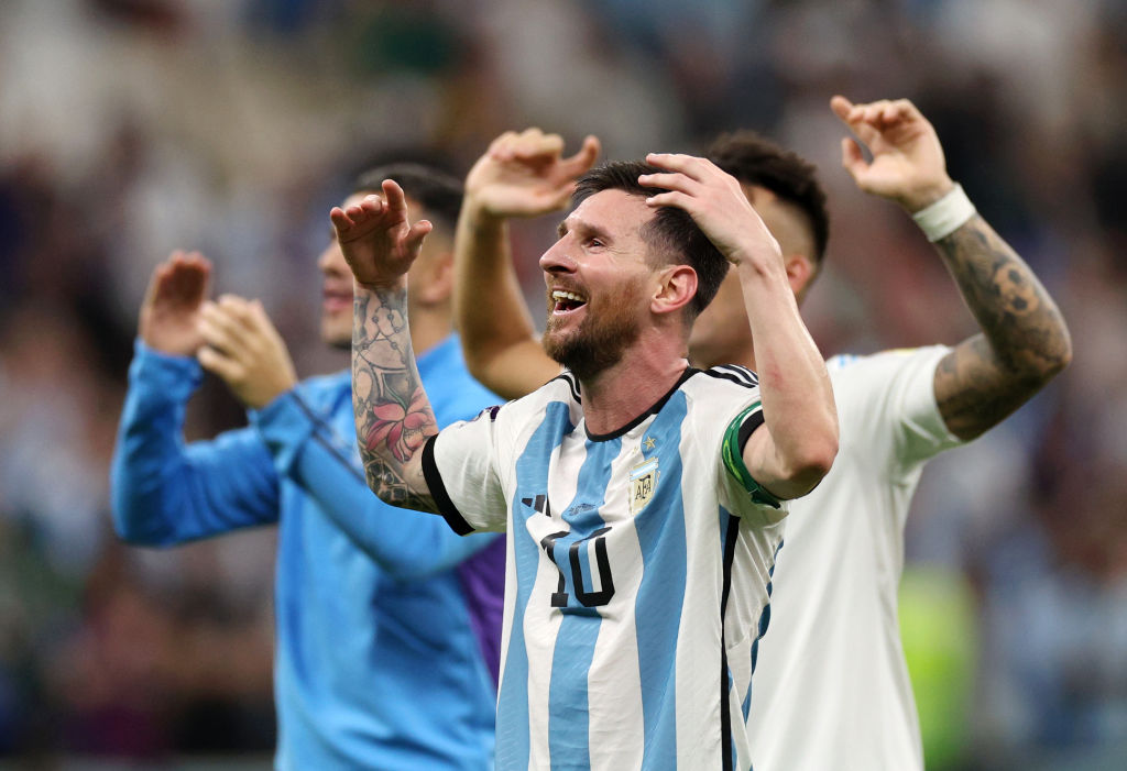 Lionel Messi con Argentina en el Mundial de Catar 2022