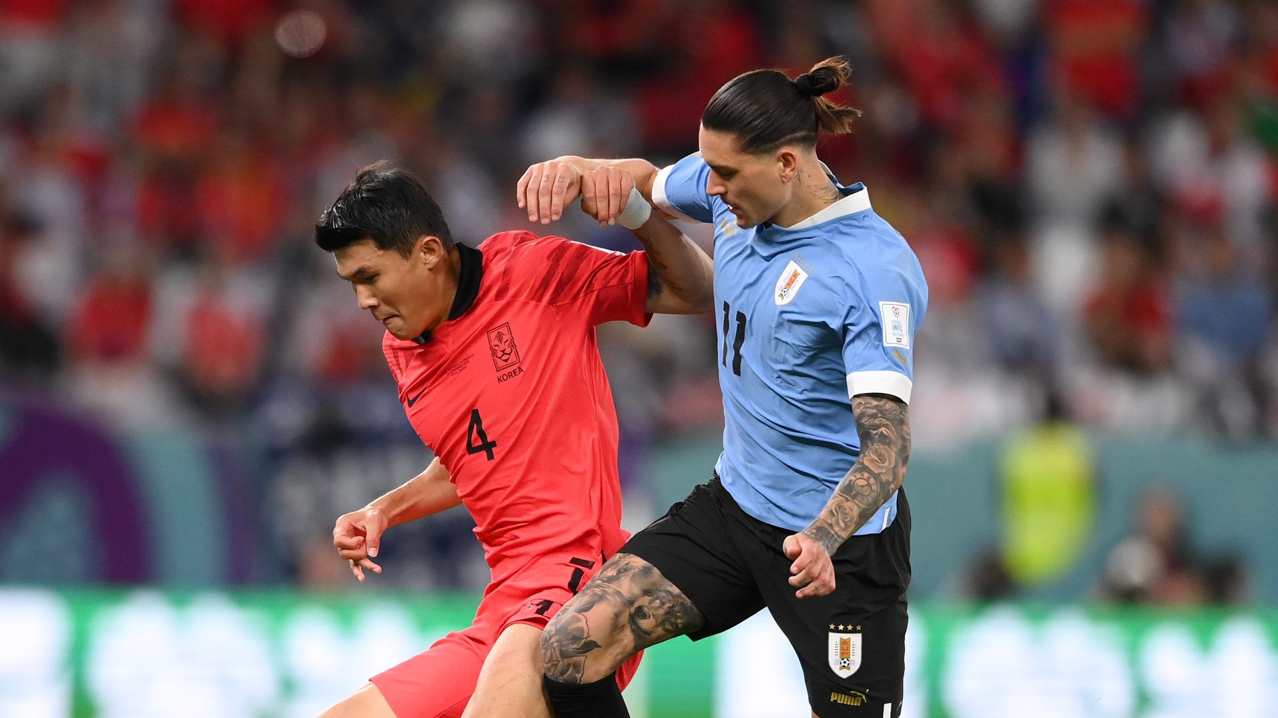 ¡Sin goles! Uruguay y Corea del Sur empiezan su aventura mundialista con empate