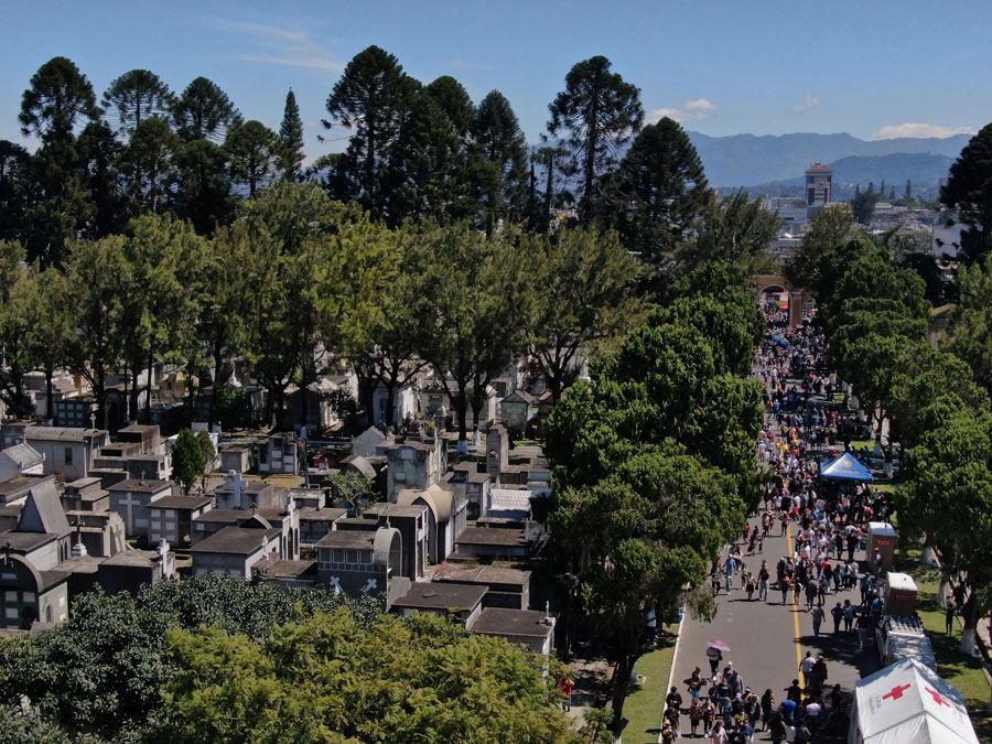 FOTOS. Cementerio General es abarrotado por visitantes