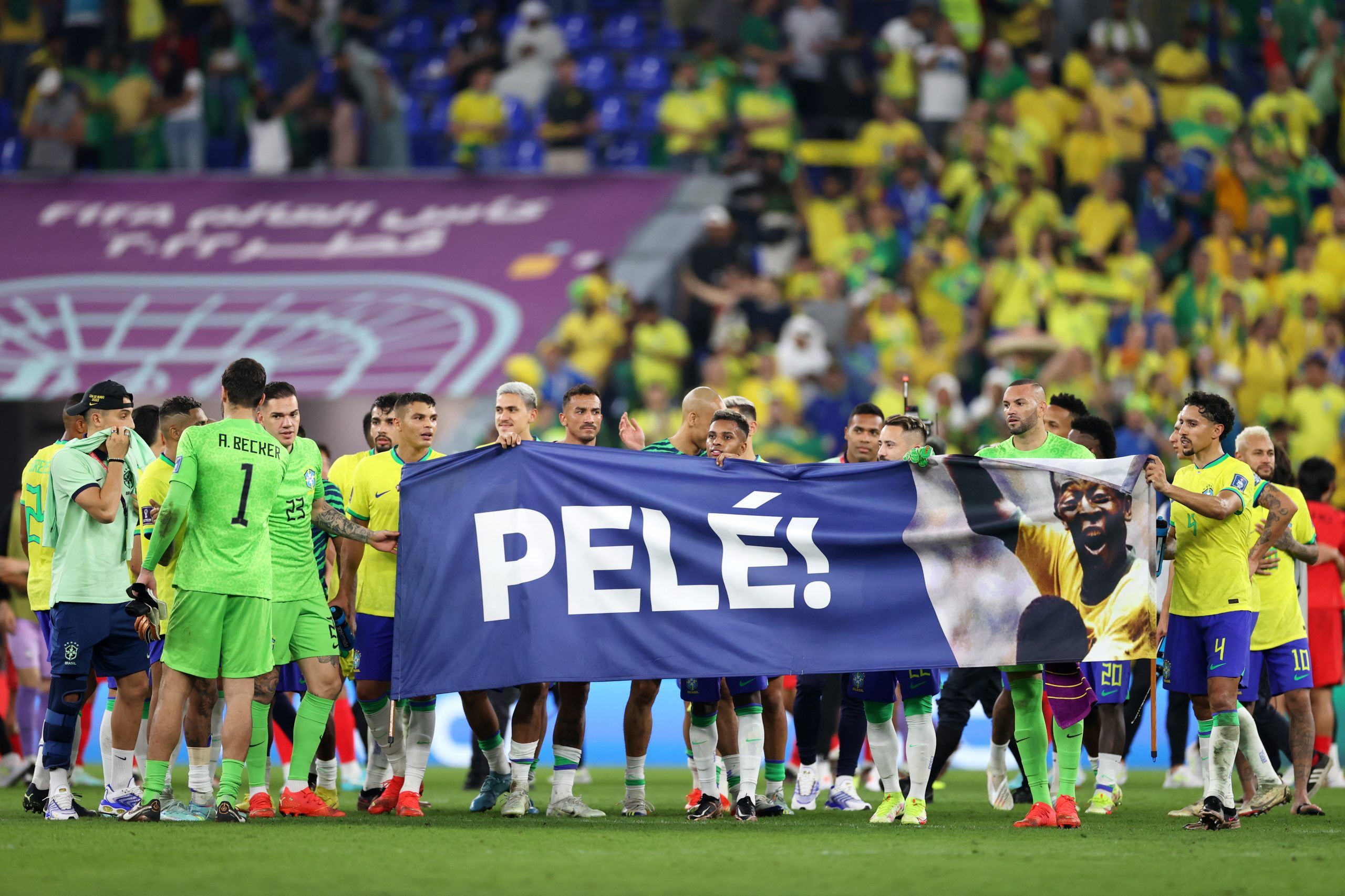 El triunfo de Brasil tenía preparada una dedicación especial para Pelé