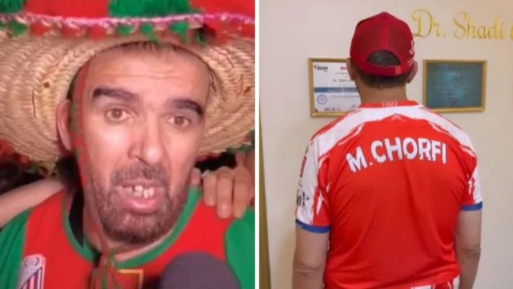 Regalan “nueva sonrisa” a un hincha marroquí durante el Mundial Qatar 2022