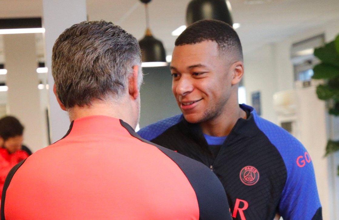 Mbappé sorprende tras reincorporarse a los entrenos del PSG