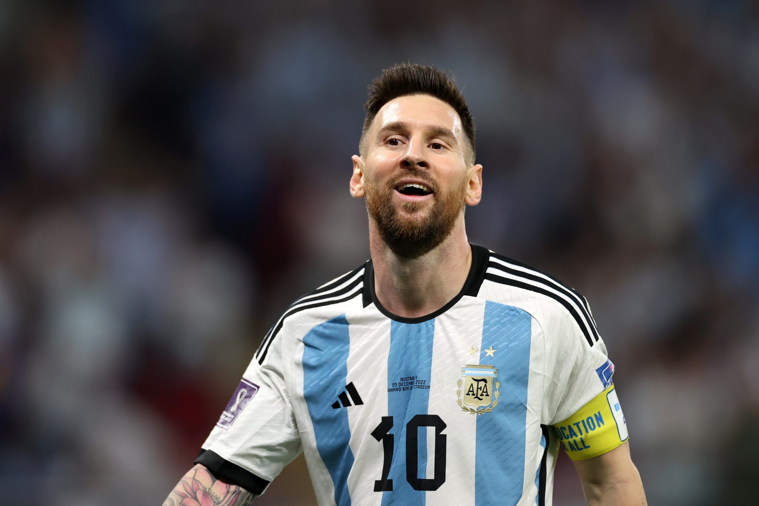 Messi tras el pase a cuartos de final:» Muy feliz por esta victoria y dar un pasito más»