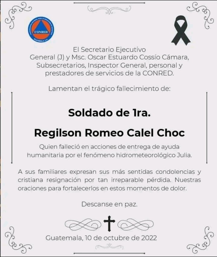 Regilson Romeo Calel Choc, de 21 años