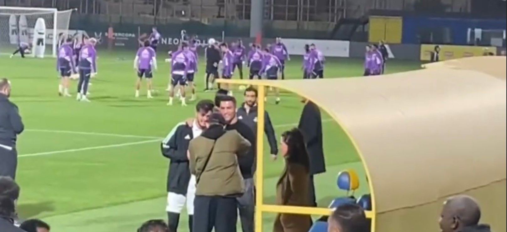 VIDEO. Cristiano Ronaldo se reencuentra con sus excompañeros del Real Madrid