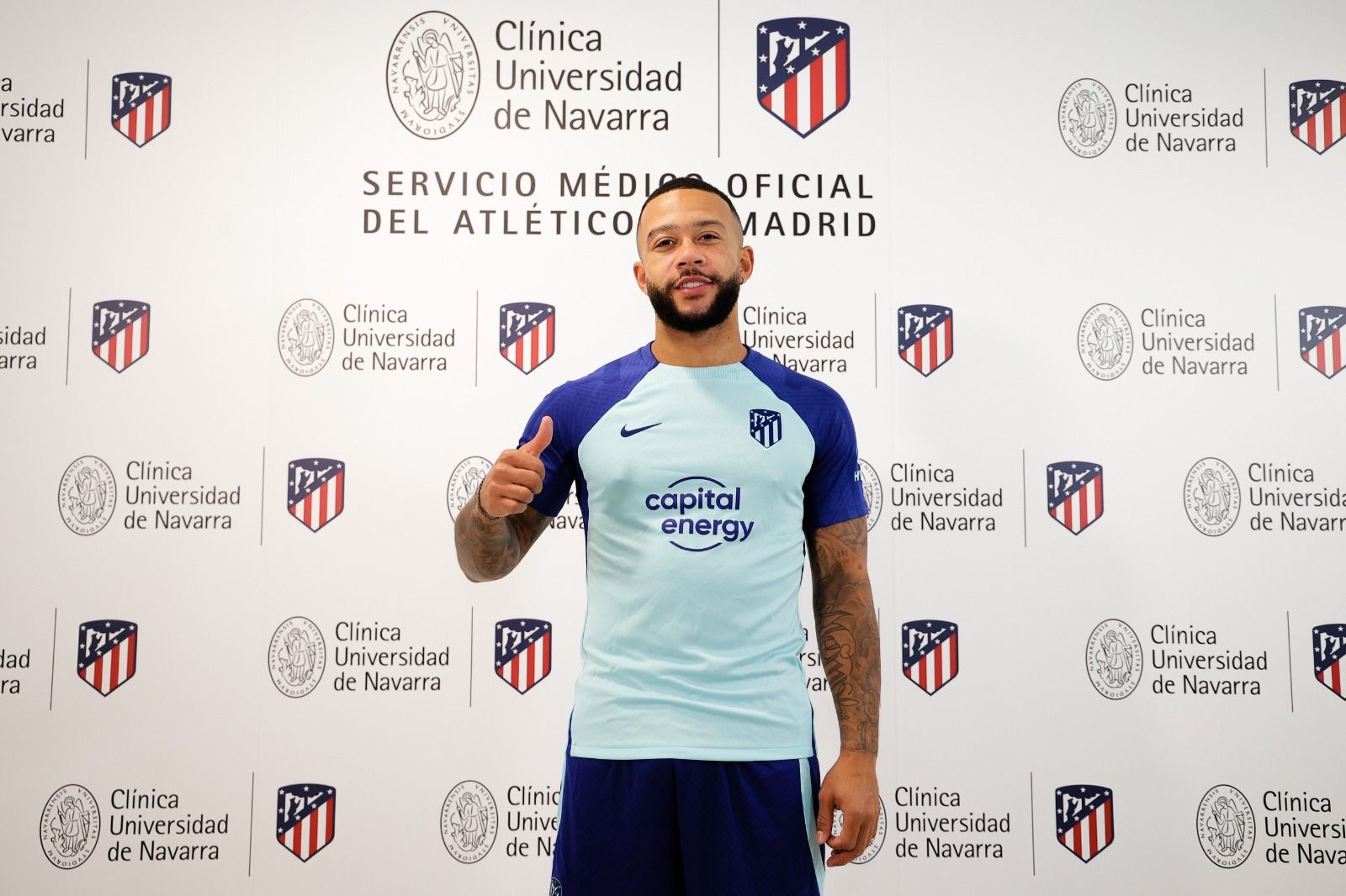 Atlético de Madrid anuncia el fichaje de Memphis Depay