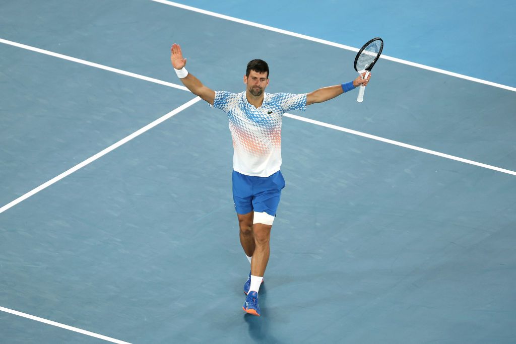 Djokovic a un paso de la final del Australian Open