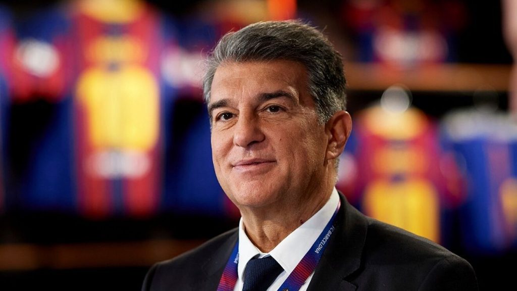 Joan Laporta, presidente del FC Barcelona