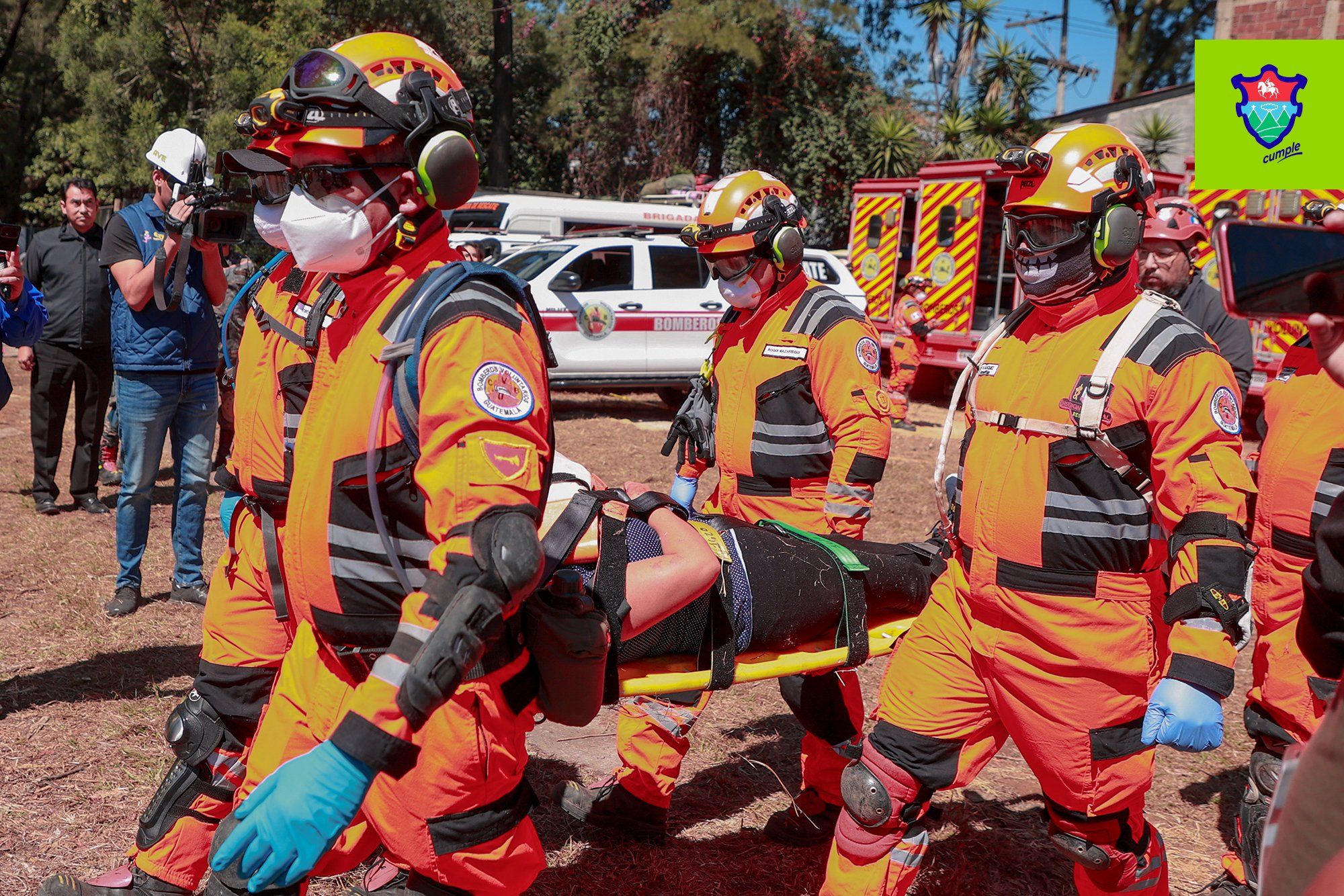 Más de 800 mil personas evacuadas en el macrosimulacro de la ciudad de Guatemala