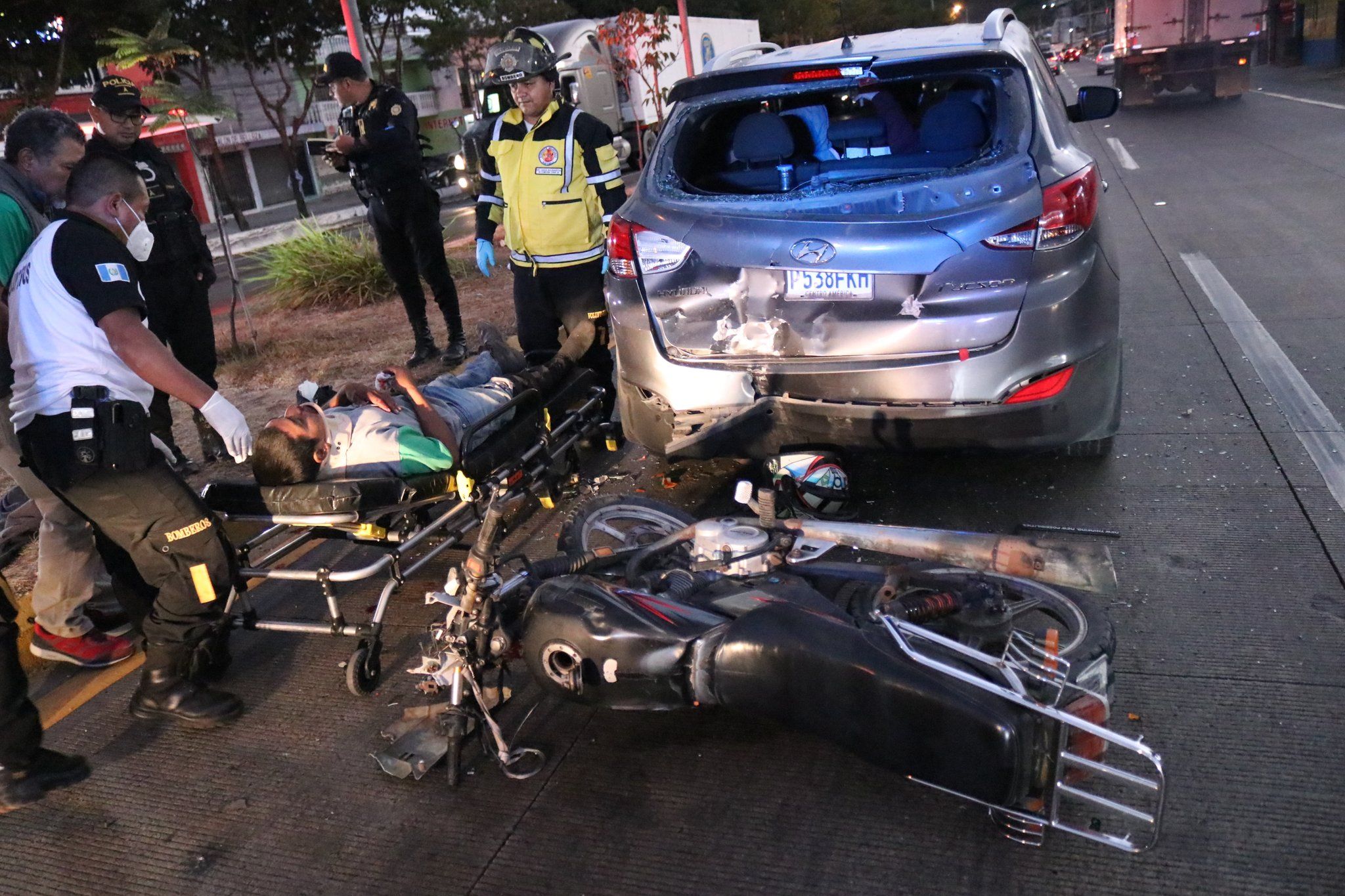 Dos accidentes en ruta al Atlántico ocurren a escasos metros de distancia