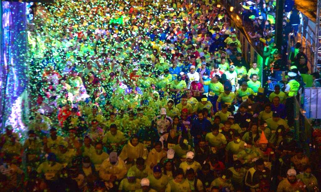 Se acerca el inicio de la carrera nocturna que llena de color la Ciudad de Guatemala