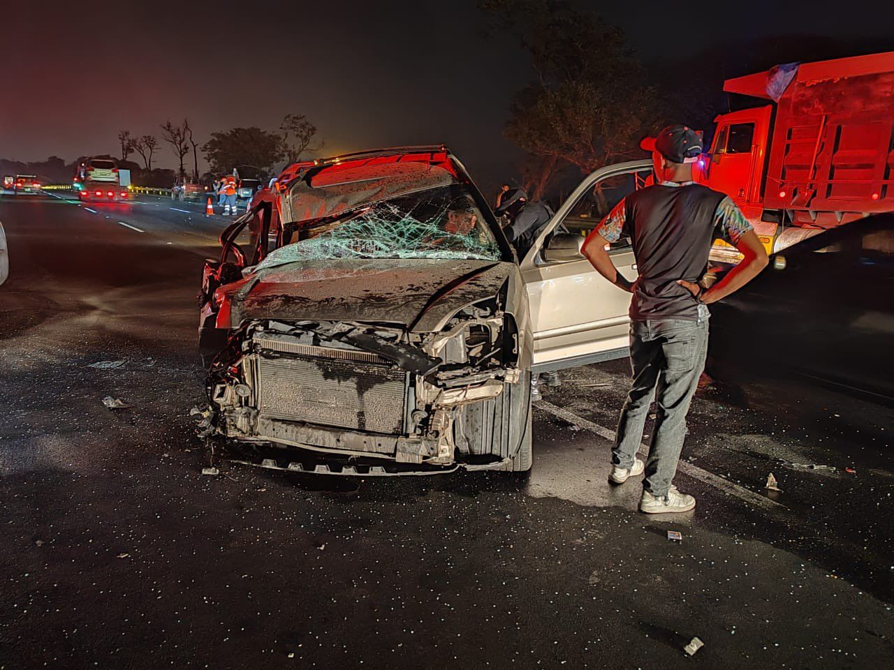 Accidente en Palín deja dos personas muertas