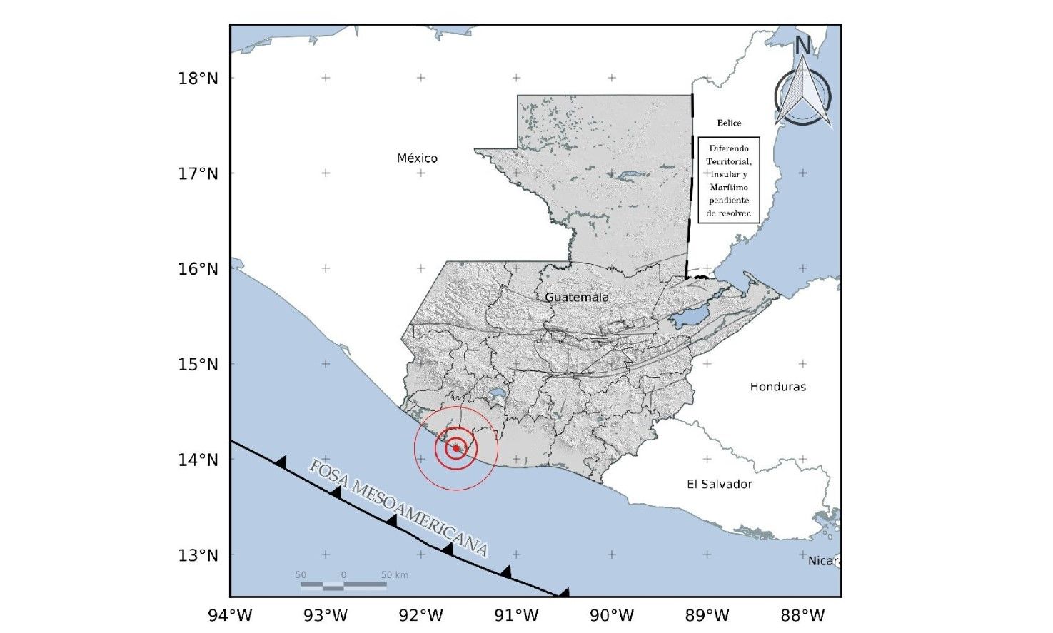 Reportan sismo sensible en el Suroccidente