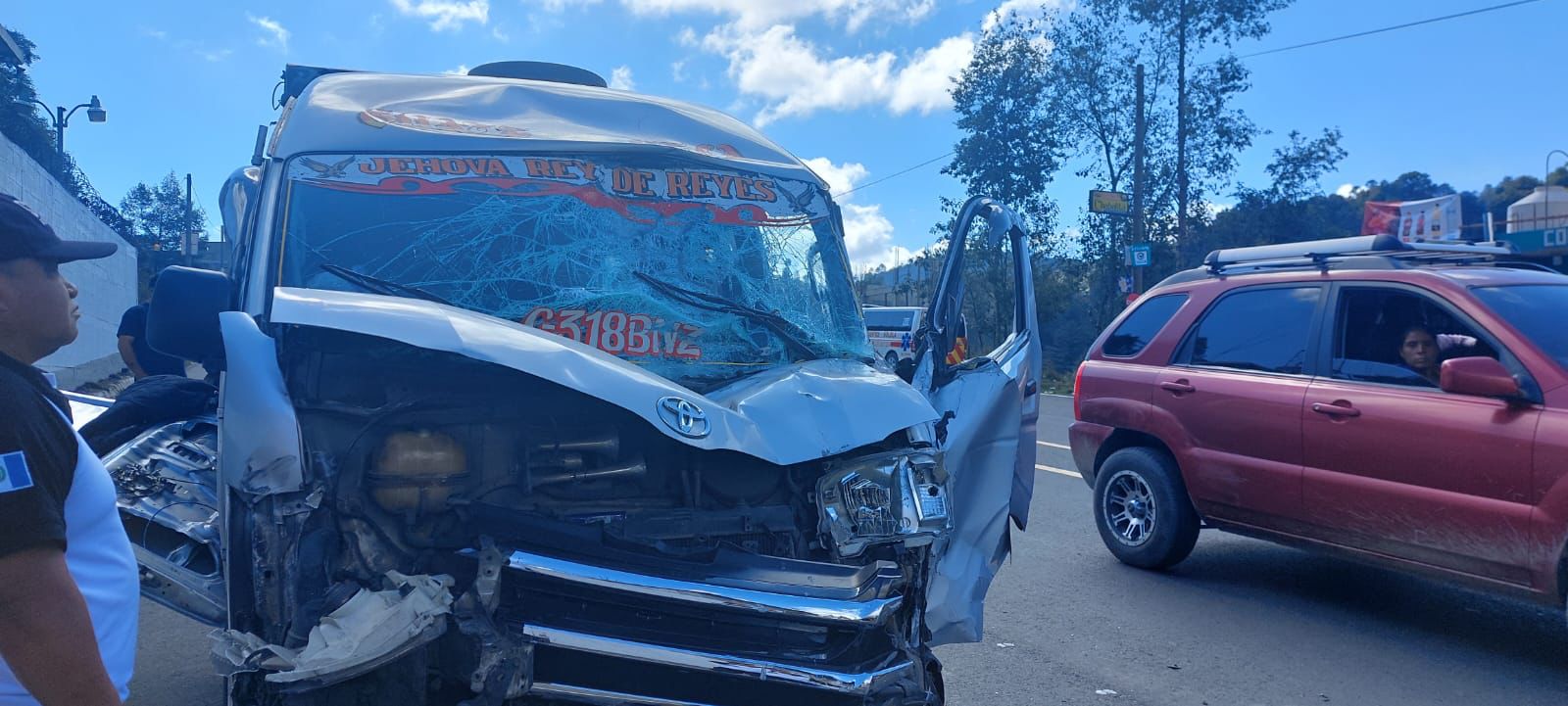 Accidente deja varios heridos en ruta Interamericana