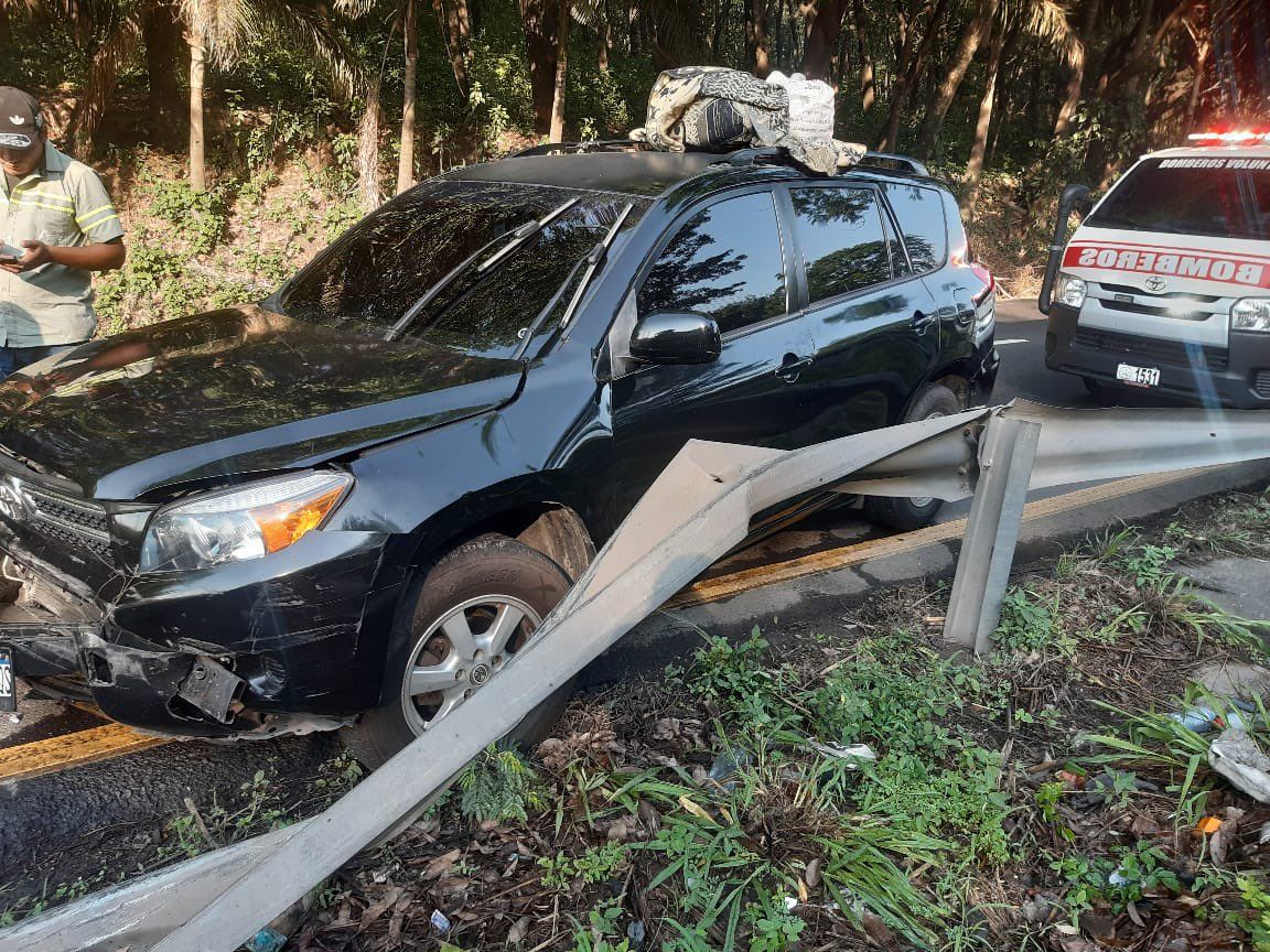 Se registran dos accidentes de tránsito en ruta al Pacífico