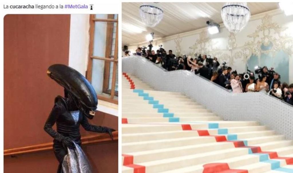 ¡Cucaracha «famosa”! Insecto aparece en la Met Gala y se vuelve viral