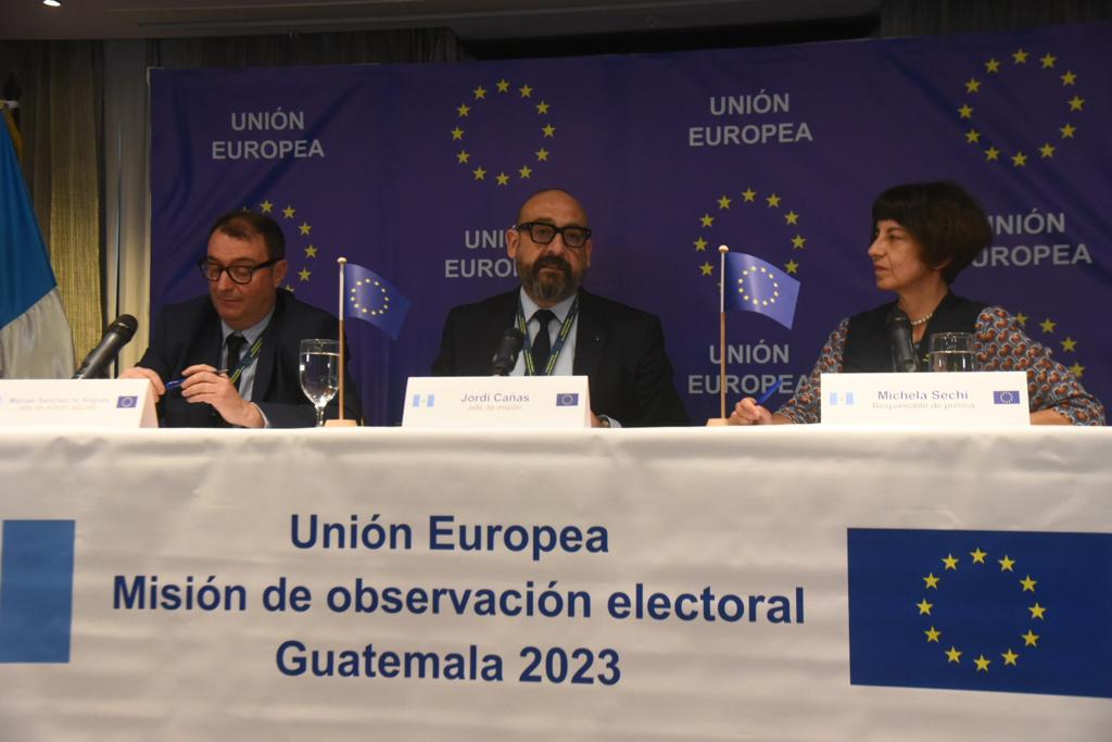 Unión Europea despliega 40 observadores electorales en toda Guatemala