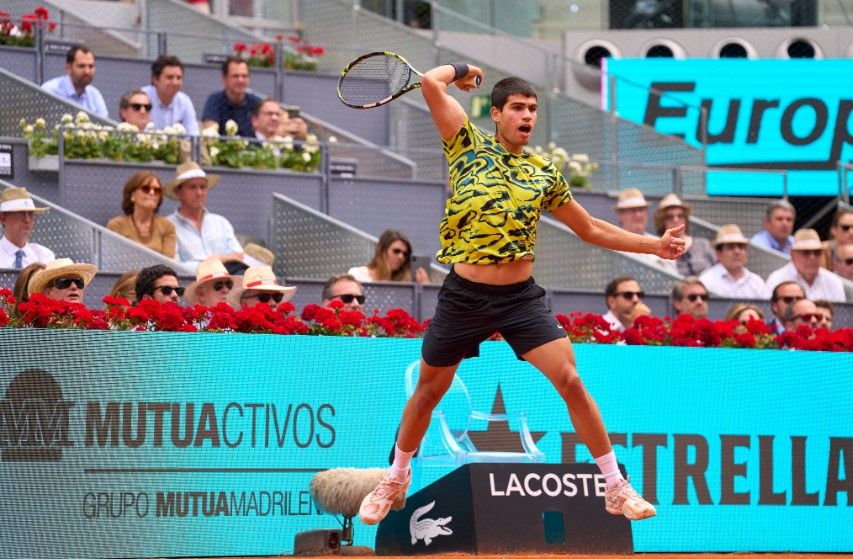 Carlos Alcaraz a un paso de la final del Masters 1000 de Madrid