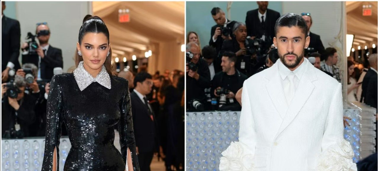 Kendall Jenner pasea con Bad Bunny semidesnuda en Nueva York