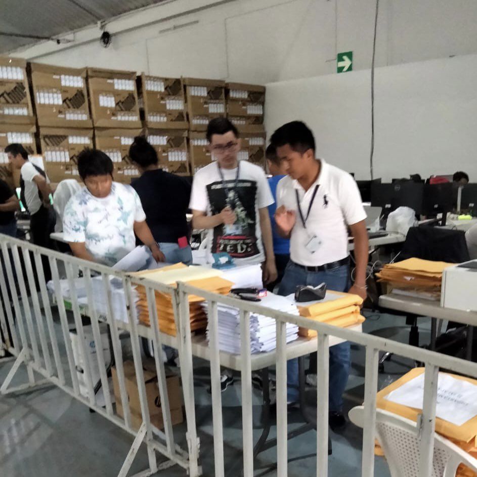 TSE realiza simulacro de transmisión de resultados electorales