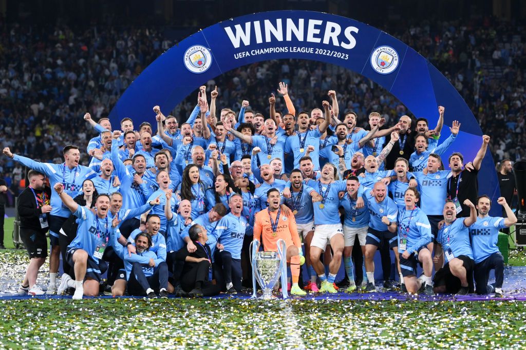 Manchester City se une a la lista de los ocho clubes que han conseguido el triplete