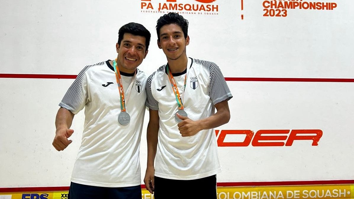 Dupla guatemalteca consigue medalla Panamericana de squash en Colombia