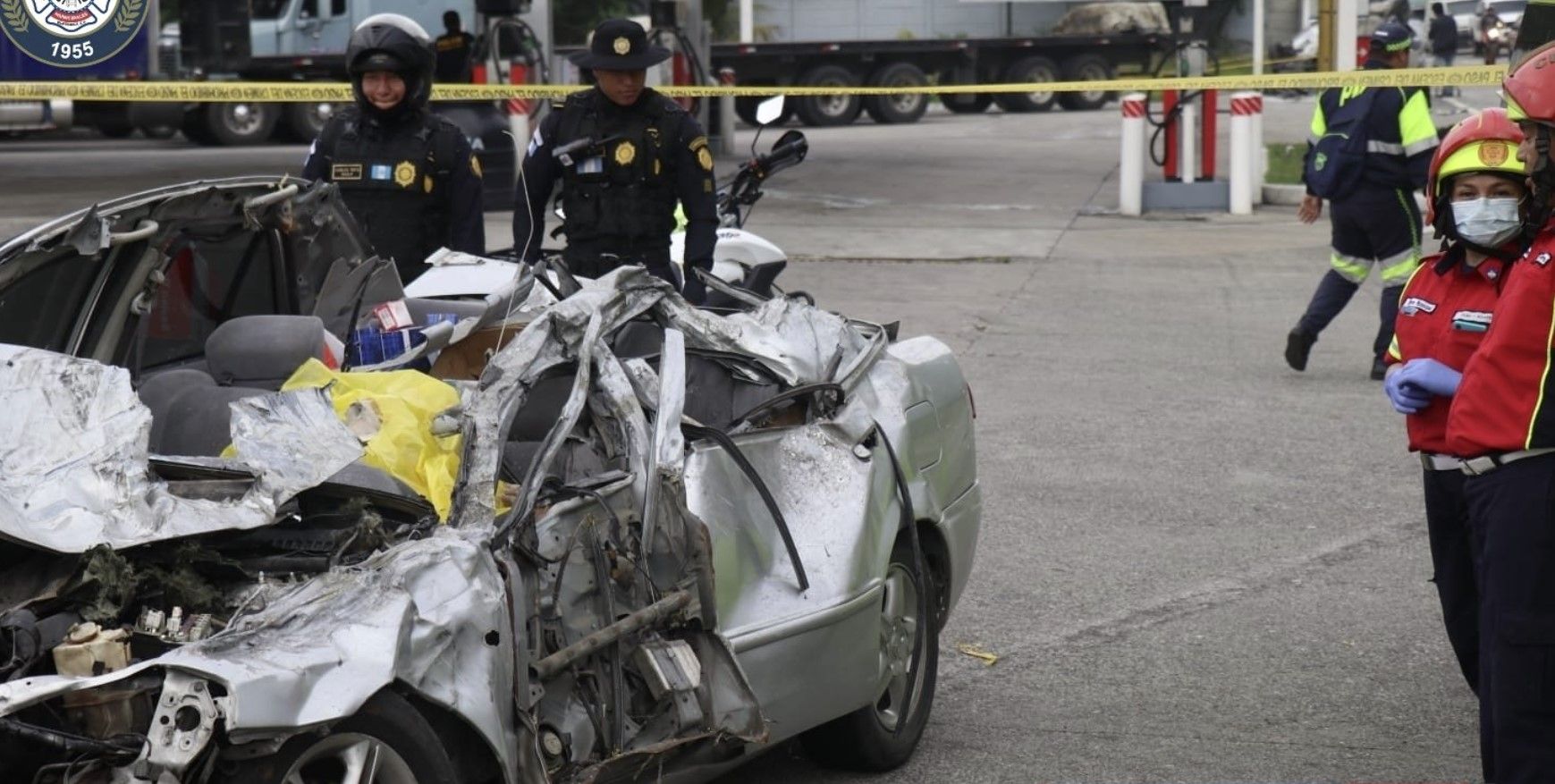 Hombre en aparatoso accidente en ruta al Atlántico