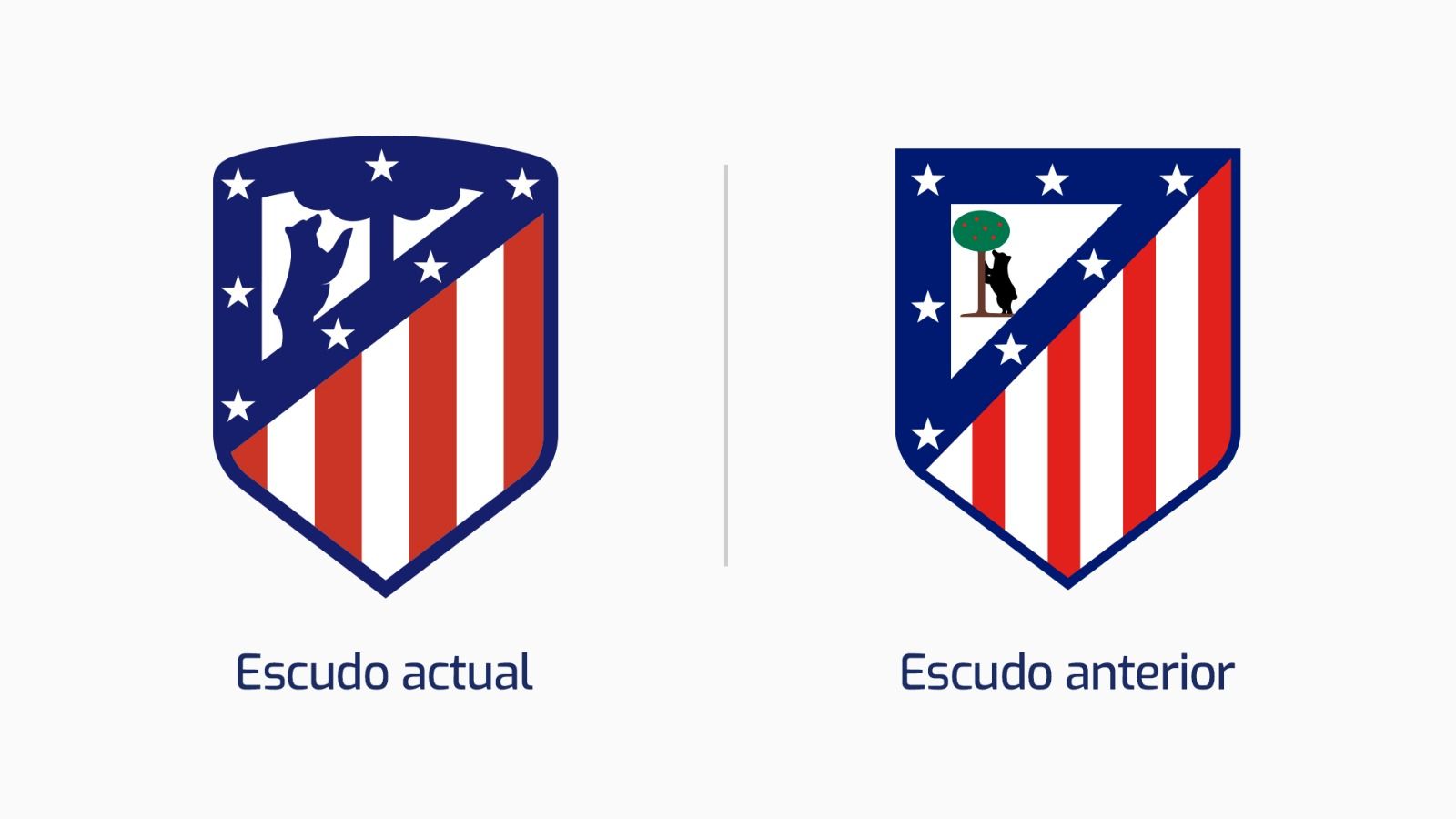 Atlético de Madrid vuelve a su antiguo escudo a petición de la afición