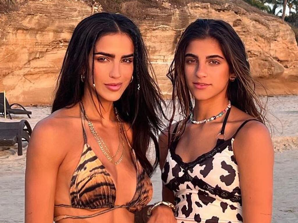 Bárbara de Regil llega a su cumpleaños en corsé y tanga mientras su hija en lencería