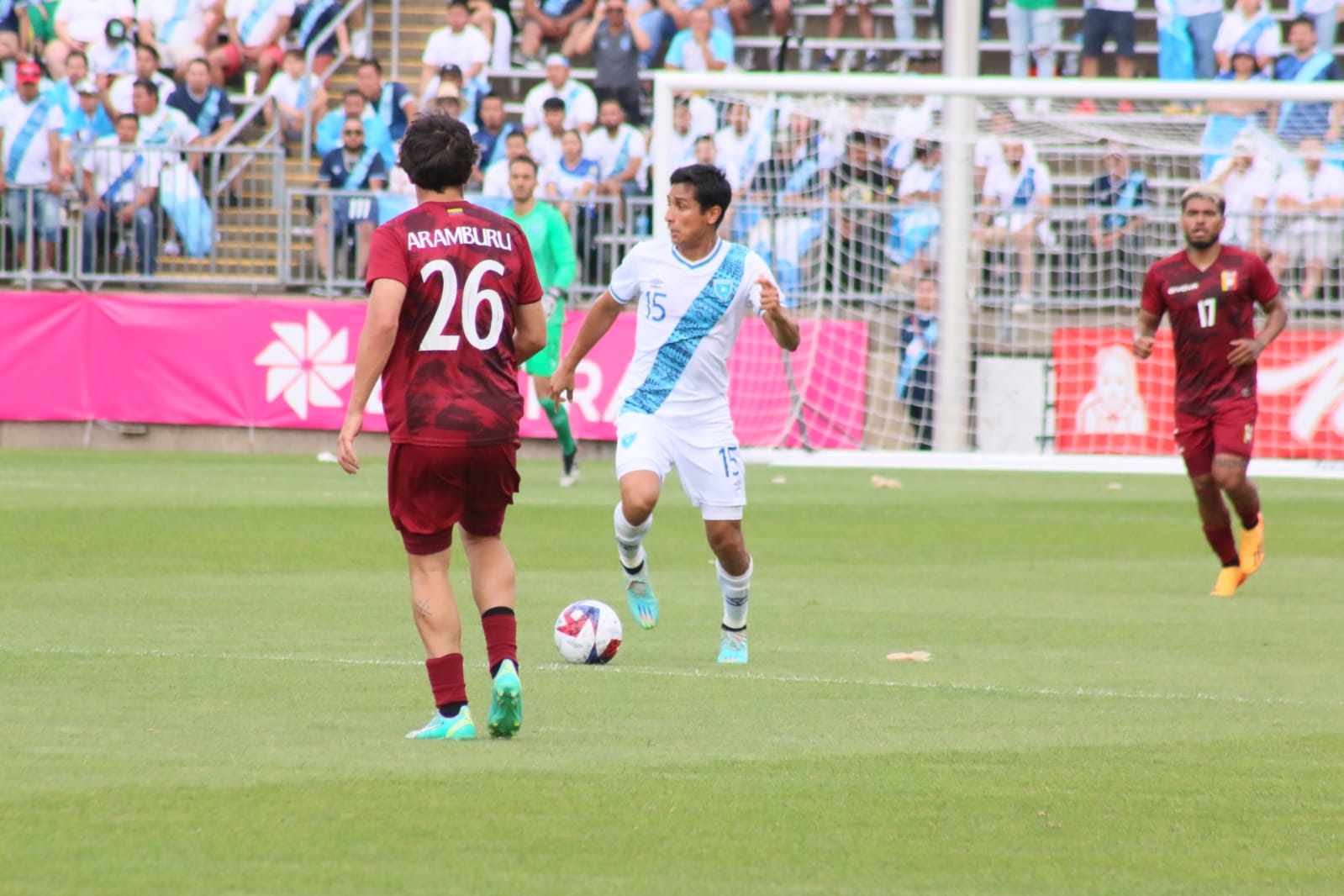 La Selección de Guatemala no pudo ante Venezuela