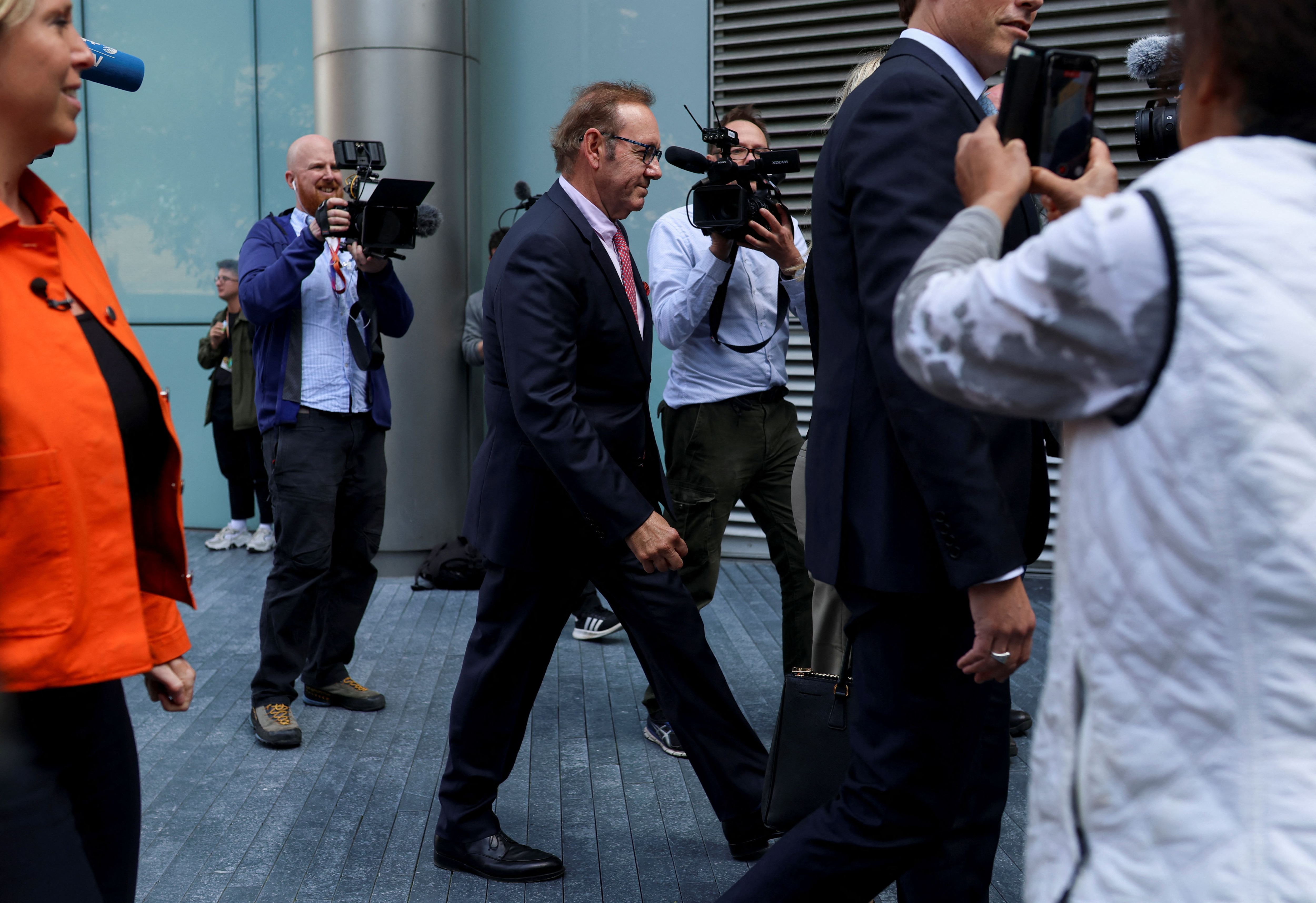 Kevin Spacey fue declarado inocente de todas las acusaciones de delitos sexuales, en Londres, Gran Bretaña, 26 de julio de 2023. REUTERS/Susannah Ireland