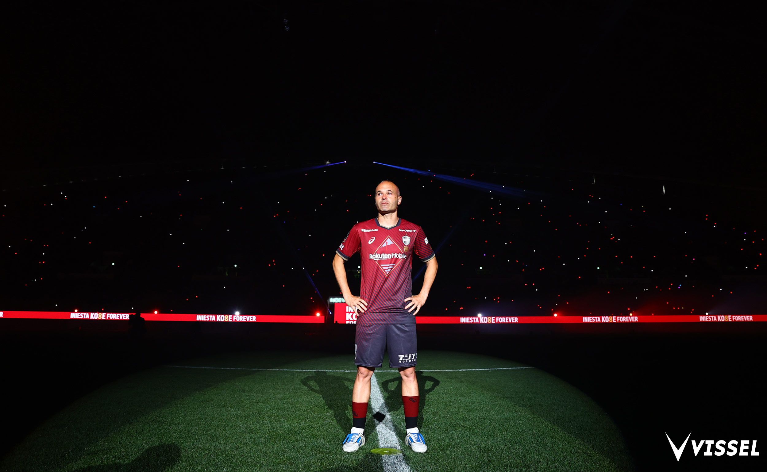 Andrés Iniesta jugó su último partido con la camiseta del Vissel Kobe