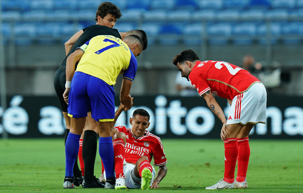 ¡No lo has visto! Esto le hizo Ángel Di María a Cristiano Ronaldo