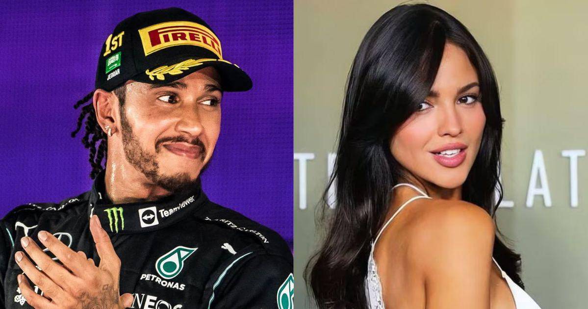 ¿Y Shakira? Filtran imágenes de Eiza González y Lewis Hamilton en un yate