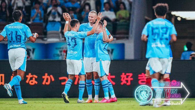 Un doblete de Haaland firma la remontada del City ante el campeón japonés