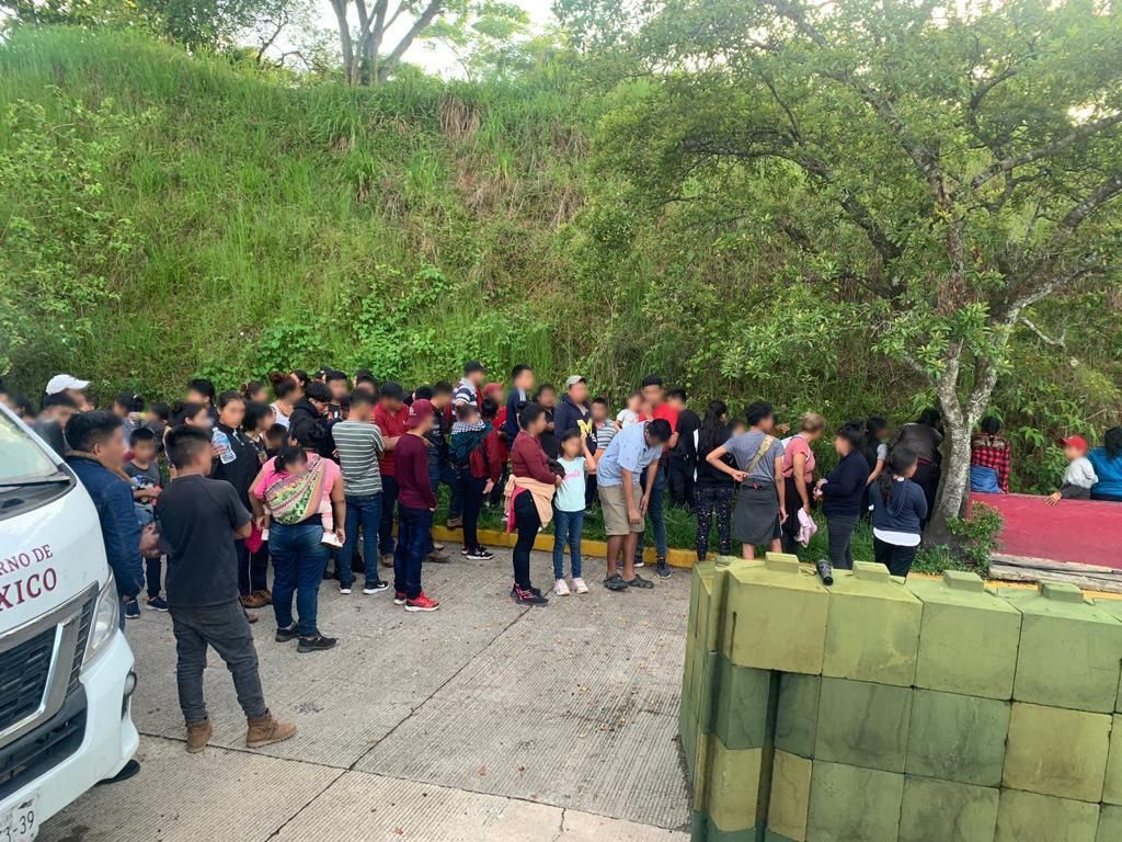 Rescatan a migrantes en Veracruz