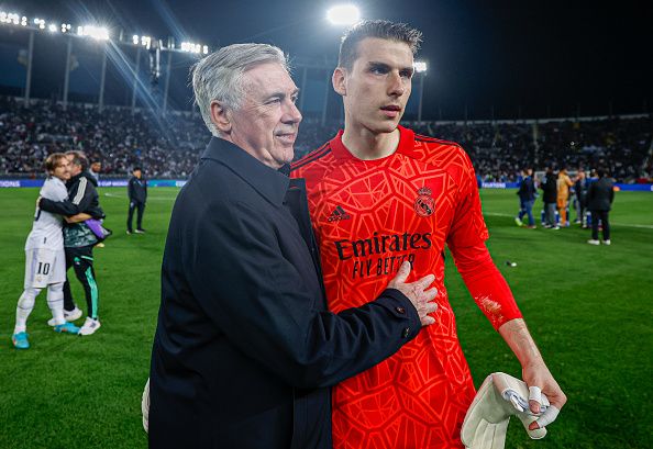 Ancelotti deposita su confianza en Lunin para el arranque de La Liga