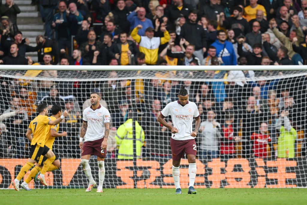 El Wolverhampton acabó con el invicto del City en la Premier League