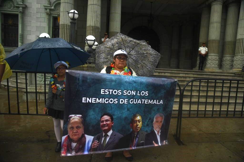 Manifestación rechaza accionar del Ministerio Público