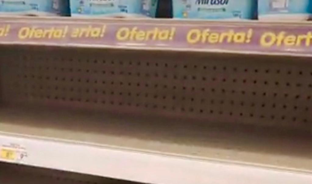 ¡Abarrotan los supermercados! Reportan desabastecimiento de productos