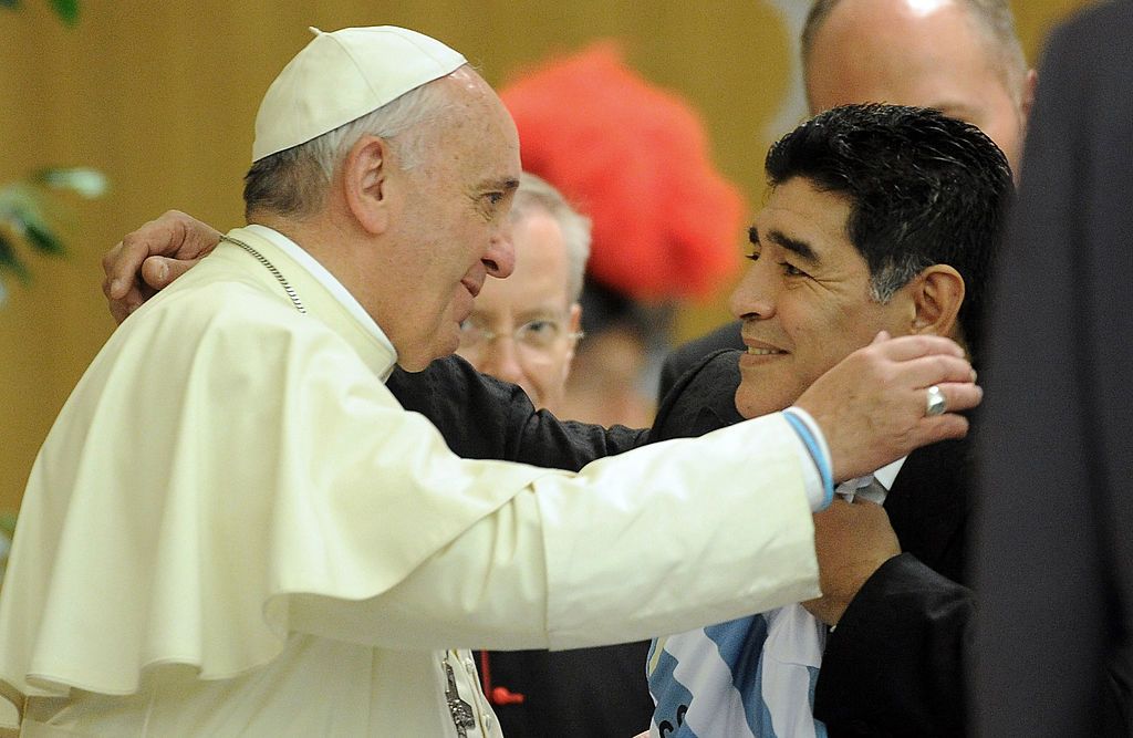 Papa Francisco y sus duras palabras para Diego Maradona