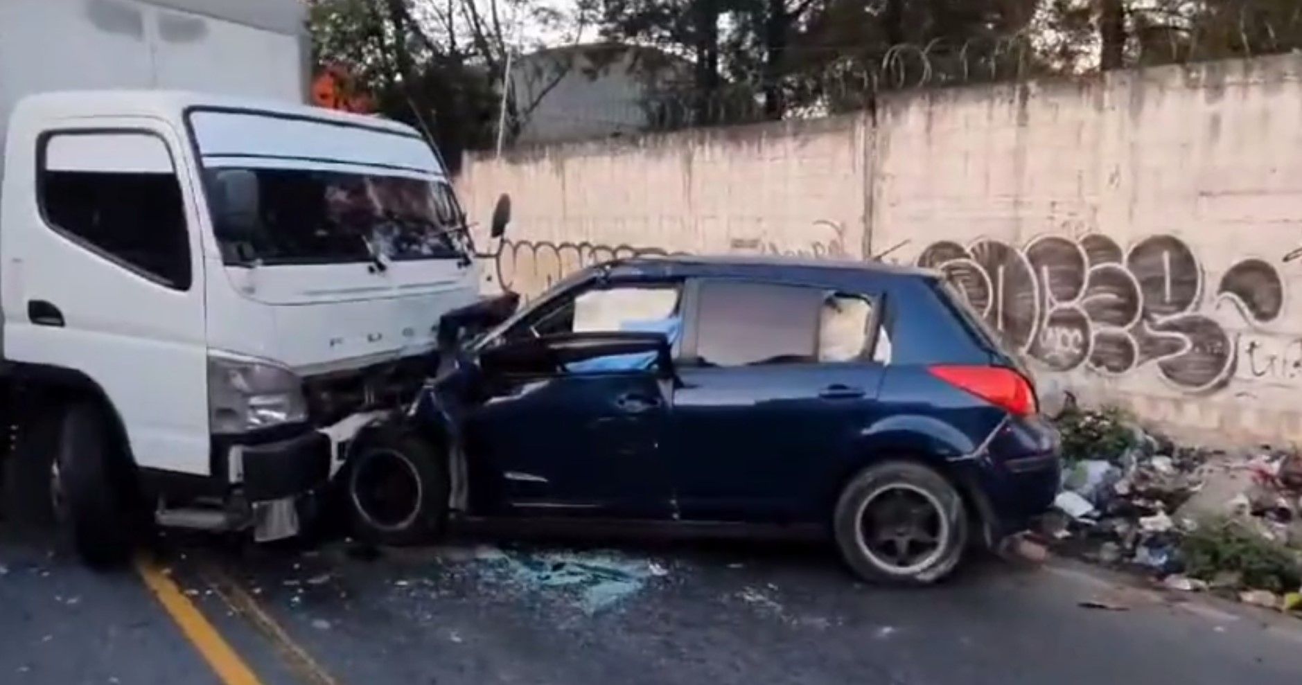 Accidentes complican tránsito vehicular en Villa Nueva