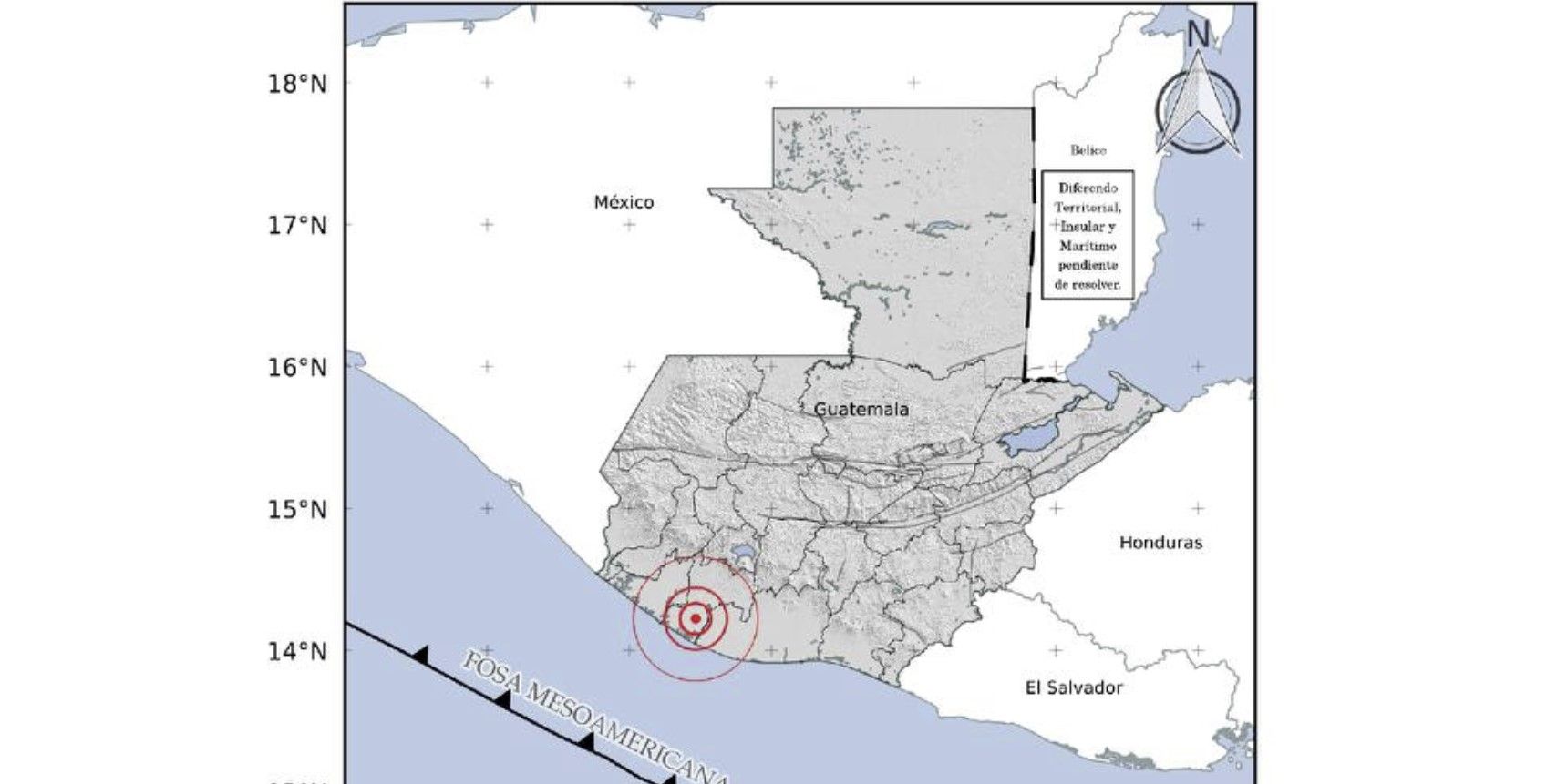 Reportan sismo sensible en el Suroccidente del país