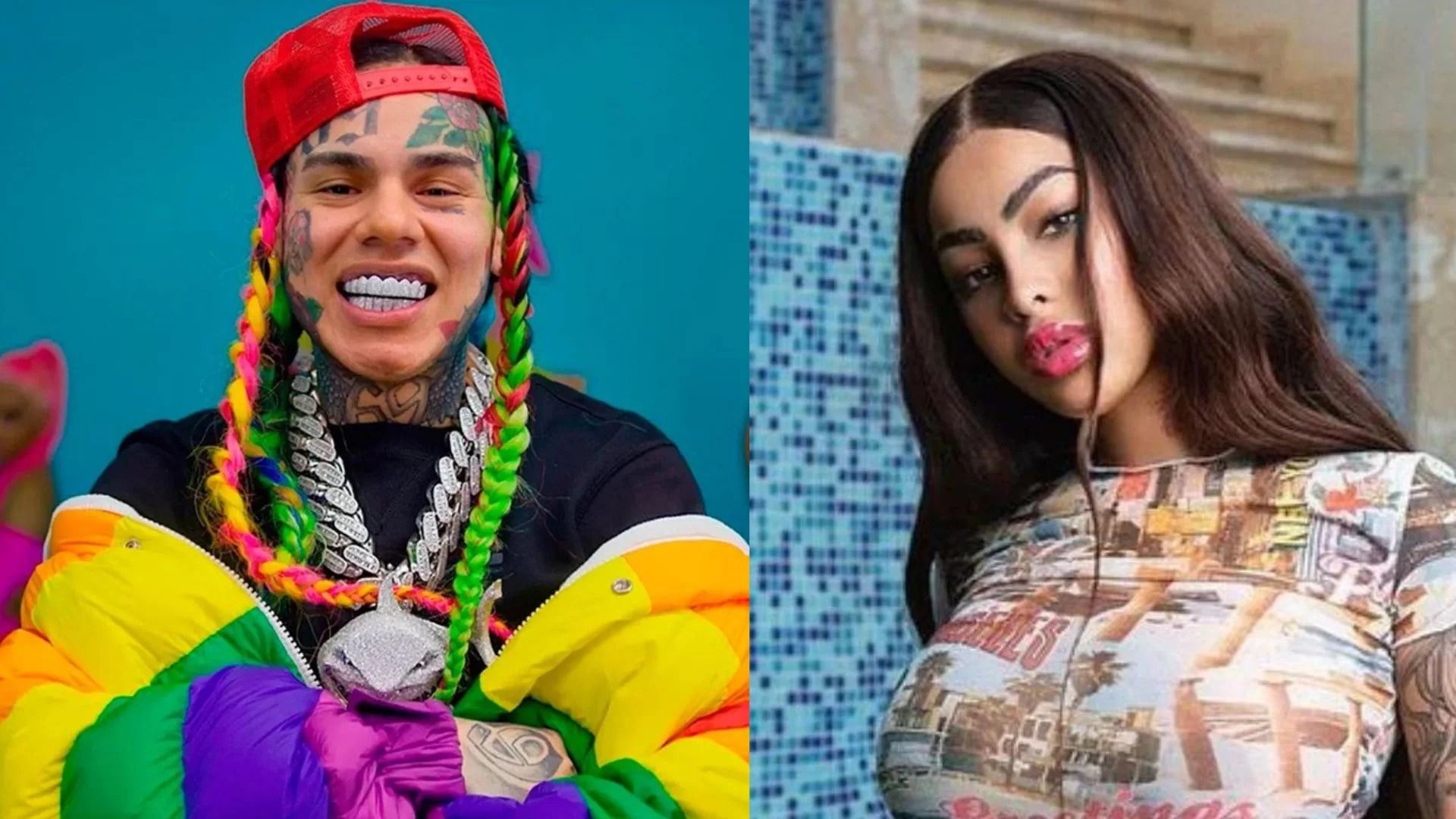 Sin pudor alguno, Tekashi toca los senos de Yailin La Más Viral